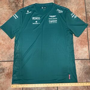 Aston Martin F1 Shirt Mens 3XL Green Vettel 5 Cognizant Formula One